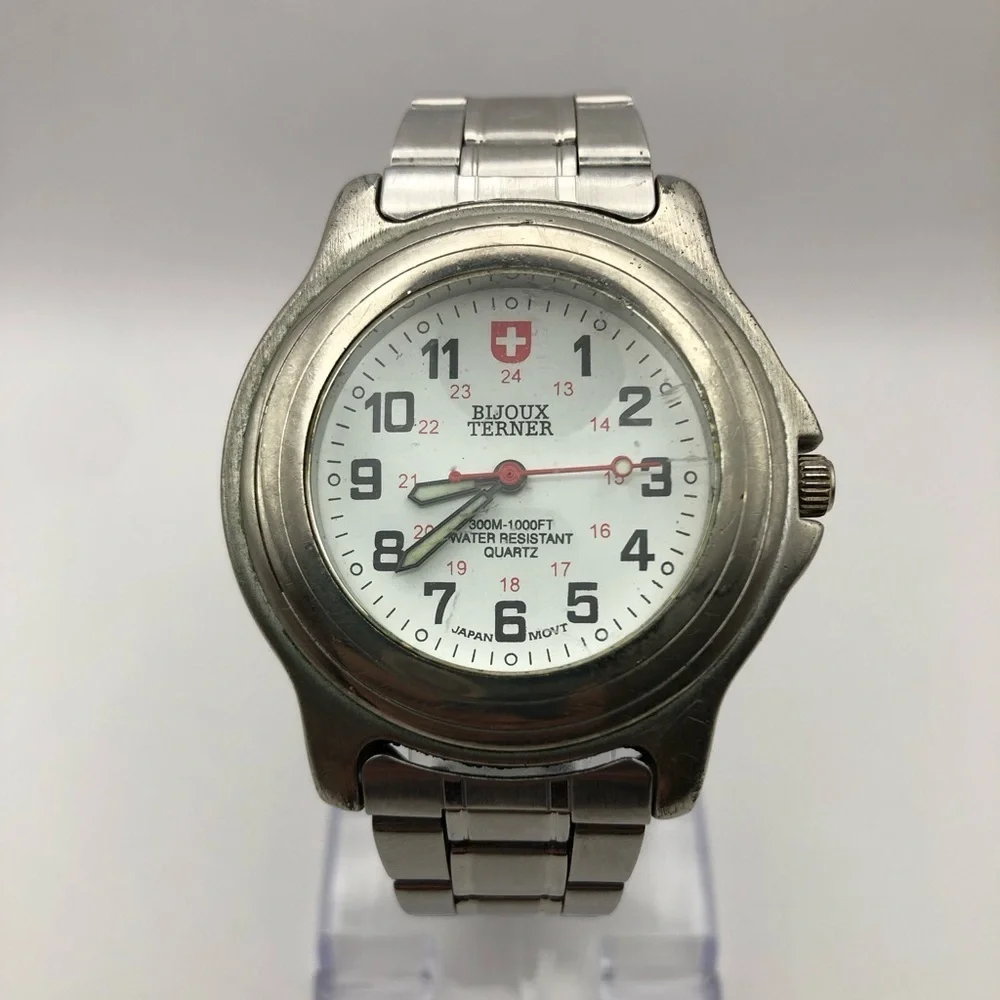 Vintage Bijoux Terner Men’s Watch 300M-1000FT Water Resistant (New Battery)
